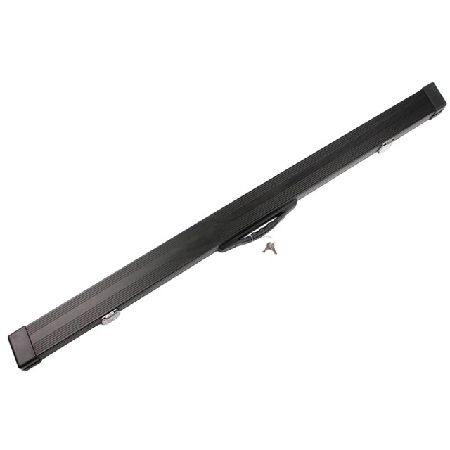 jinwen Étui Rigide pour Queue de Billard avec Serrure Étui Rigide pour Snooker Joint 3/4 Robuste pour Noir
