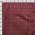 thumbnail image 4 of oneOone Polyester Spandex Maroon Fabric Geometric Craft Projects Decor Fabric Printed By The Yard 56 Inch Wide, 4 of 5