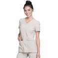 thumbnail image 3 of Cherokee Iflex Haut de Blouse Médicale pour Femmes Col en V Tricoté CK605, 3 of 7