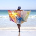 thumbnail image 1 of UsRHHA Beach Towels Large Rectangle 75x150cm, Bath Towels Fiber Flowing Series, Quick Dry Towel, 1 of 7