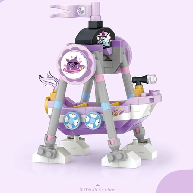 Nouveau Carrousel de Parc d'Attractions Navire Pirate Grande Roue Jeu d'Halloween Vue de Rue Kit de Blocs de Construction Modèle de Briques pour Fille Jouet pour Enfants, Sac opp 170 Pcs, Minibricks