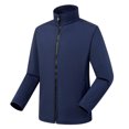 thumbnail image 1 of LSLJS Women's Fashion Fleece Solid Color Long Sleeve Interchange JacketWinter Shirt Blouse( Navy, XL), 1 of 8