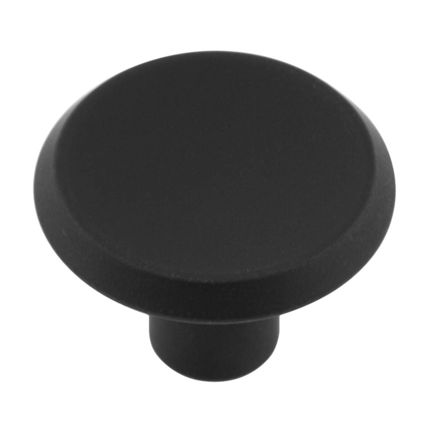Era Boutons en Métal, Noir Mat, Boutons avec Vis, pour Tiroirs et Portes d'Armoires de Cuisine Lot de 2.