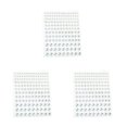 thumbnail image 3 of Wweixi Eye Face Gems Rhinestone Stickers Beads No Glue Eyebrow Rainbow Makeup Jewelry Accessory DIY Decorations Wedding White 3Set, 3 of 6