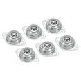 thumbnail image 1 of Unique Bargains Roller Ball Transfer Bearing 1/2' Load 15lbs Flange Mounted Carbon Steel Rotation Caster Unit, 6 Pack, 1 of 5