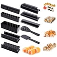 thumbnail image 1 of 10 Pieces DIY Home Sushi Making tool Kit with Complete Sushi Set, Plastic Sushi Maker, 1 of 8
