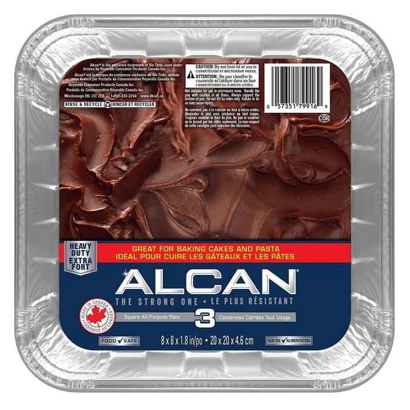 Alcan Heavy Duty Aluminum Bakeware, Square, All Purpose Pan