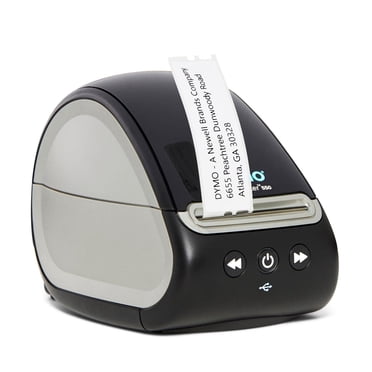 Imprimante d’étiquettes DYMO LabelWriter 550 à impression thermique directe, imprime des étiquettes d’adresse, de livraison, de poste, de code-barres, etc.