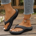 thumbnail image 2 of DXOUPM Women's Slippers Soft Sole Walking Shoes Comfortable Summer Open Toe Comfortable Walking Sandal, 2 of 3