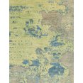 thumbnail image 1 of Ahgly Company Indoor Rectangle Abstract Khaki Green Abstract Area Rugs, 2' x 3', 1 of 6