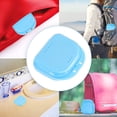 thumbnail image 2 of Retainer Case With Vent Holes Denture Box Mouthguard Container Mouthpiece Aligner Case With Hinged Lid Snaps For Travel Household, 2 of 7