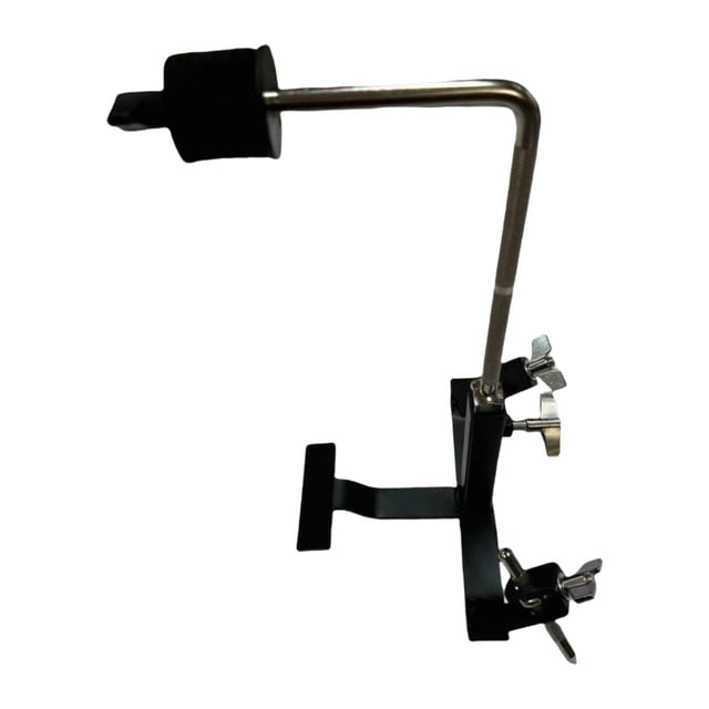 Yinanstore Support de Percussion, Pince de Cloche, Support de Pédale de Percussion Réglable pour Pédales de Grosse Caisse, Accessoire de Pièces d'Instrument de Musique Tige de Cymbale