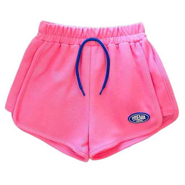 Zshosam Shorts Pyjama Short pour Tout-Petites Fille, de Jeu pour Filles, Shorts de Jeu en Coton Extensible pour Filles, Shorts à Enfiler Taille 7T 8T, (Rouge 7-8 Ans)