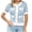 c01Blue, variant on JGGSPWM Womens Short Sleeve Button Down Cardigans Sweater Cropped Lightweight Crew Neck Elegant Knit Tops with Pockets Pink L