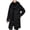 Black, variant on hoksml Men's Long Winter Coat with Hood Heavyweight Puffer Jacket with Drawstring and Pockets