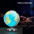 thumbnail image 4 of Gymax 13" Illuminated World Globe 720 Degree Rotating Education Cartography Map W/ LED, 4 of 10