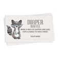 thumbnail image 1 of Inkdotpot 30Baby ShowerDiaper Raffle Ticket Lottery Insert Cards Supplies Games For Baby Shower Party Jungle Animals Bring A Pack Of Diapers To Win Favors Gifts And Prizes, 1 of 5