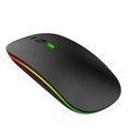 thumbnail image 1 of Labymos M40 Ultra-thin Wireless 2.4G Rechargeable Wireless Silent Ergonomic Design 3 Adjustable DPI Black, 1 of 7