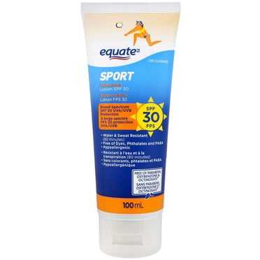 Equate Travel Size Sport SPF 30 Sunscreen Lotion