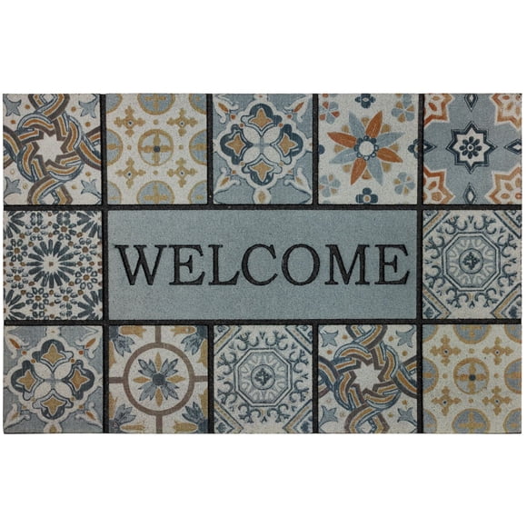 Mohawk Home Patina Tiles Polyester Door Mat 1'11" X 2'11"