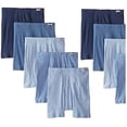 thumbnail image 2 of Hanes 9-Pack Men's ComfortSoft Waistband Tagless Boxer Briefs - Assorted Solids/Colors, 2 of 3