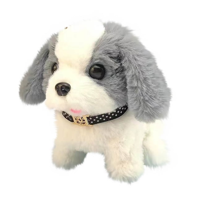 Jouets de Chien de Pâques, Mon Chiot Robot Réaliste Jouet pour Chien Mignon Doux Mini Chiot Robot pour Cadeaux pour Enfants