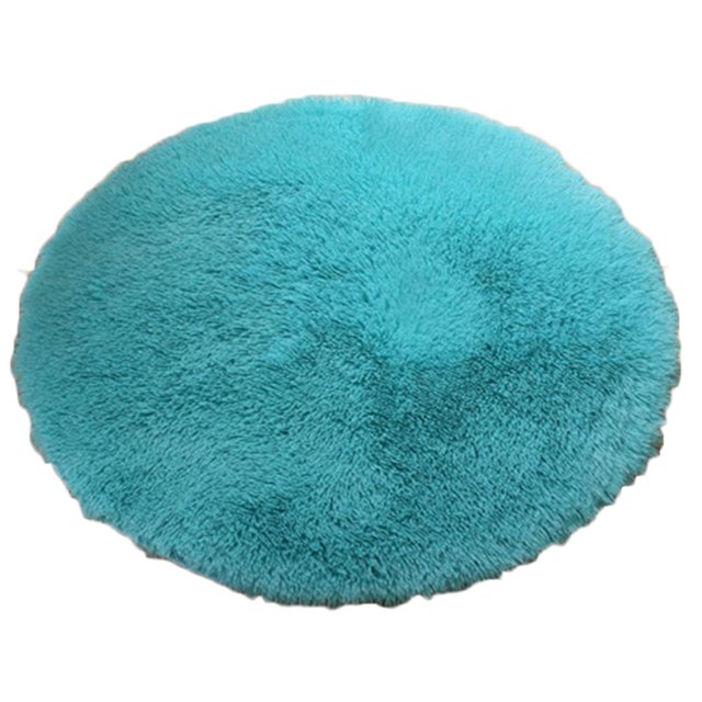 Soft Shaggy Area Round Rug Living Room Carpet Bedroom slip carpet Floor Mat Carpet