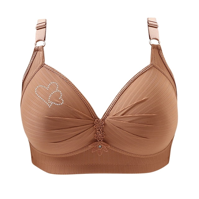 Yuyuzo Plus Size Bras for Women No Underwire Full Coverage High Support Full Coverage Everyday Bras