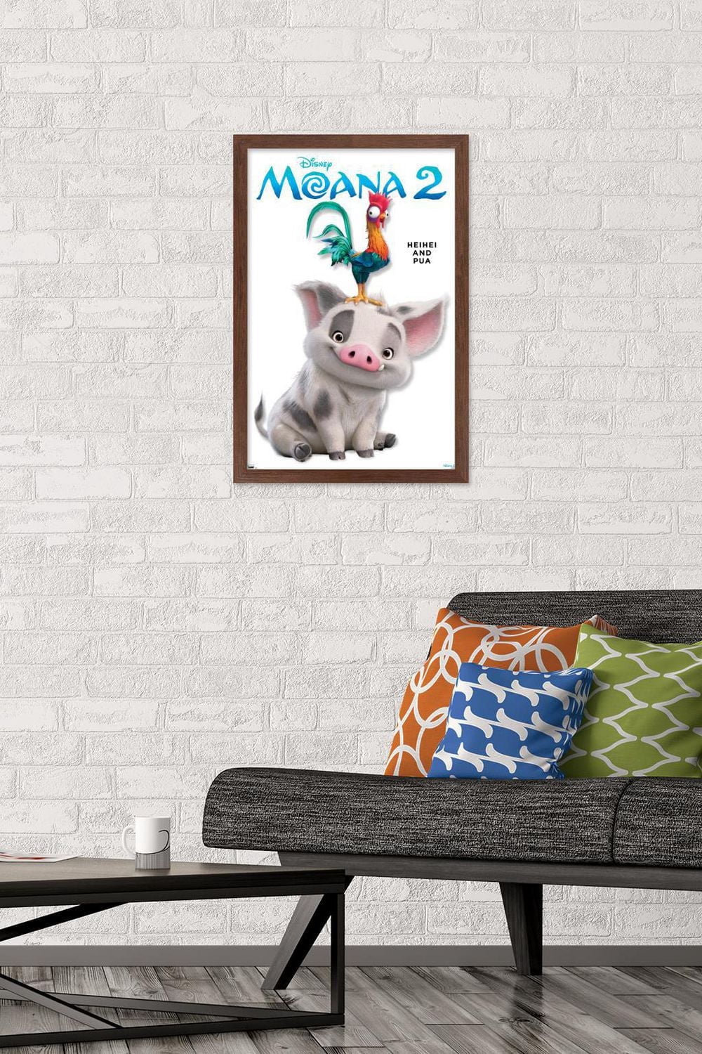 Disney Moana 2 - Heihei and Pua Feature Series Wall Poster