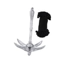 thumbnail image 2 of Marine Anchor, Boat Anchor Galvanized Carbon Steel With 20m Rope For Jet Skis For Yacht, 2 of 8