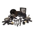 thumbnail image 1 of Thyme & Table 32-Piece Aluminum Cookware Set - Black, 1 of 26
