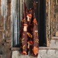 thumbnail image 5 of XZNGL Womens Rompers and Jumpsuits for Summer Women Ladies Printed Summer Sleeveless Backless Loose Long Playsuits Rompers Jumpsuit Long Sleeve Jumpsuit for Women Long Sleeve Romper for Women, 5 of 5