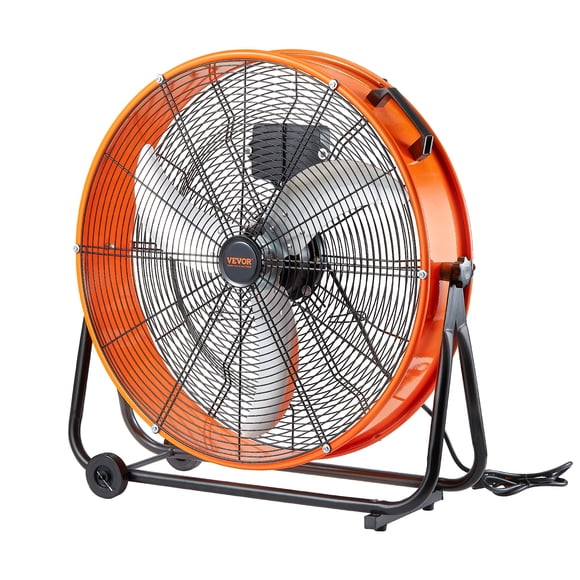 VEVOR Drum Fan 24 In High Velocity Industrial Infinitely Variable Speed 7935CFM