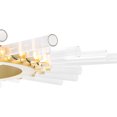 thumbnail image 4 of 21 Light Chandelier with Satin Gold finish, 4 of 6