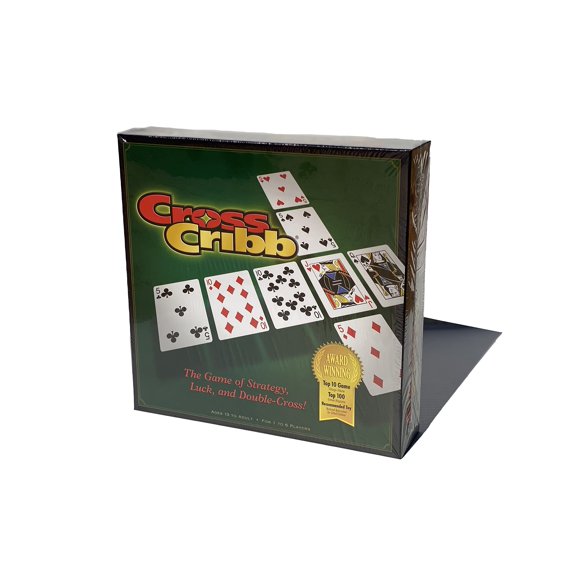 Outset Media Cross Cribb Card Game, 1-6 Players, Ages 8 & up