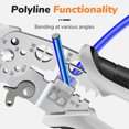 thumbnail image 4 of 2024 Upgrade Multifunctional Wire Stripper Crimper Cutter Pliers Wire Stripping Tool With Elbow Electrician Pliers Tools, 4 of 7