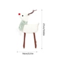 thumbnail image 3 of Christmas Reindeer Decor Table, Christmas Decor - Christmas Deer Festival Mood Decoration Desktop Christmas Tree Decoration Scene Decoration Props Home Decoration Deer Doll Gift, 3 of 6