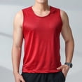 thumbnail image 2 of Timegard Tank Tops Men Plus Size Breathable Workout Running Tee Shirts Round Neck Sleeveless Loose Top, 2 of 5