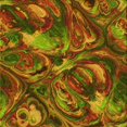 thumbnail image 1 of Ahgly Tapis d'Intérieur Lavable en Machine Carré Rouge Tomate, 8 Pieds Carré, 1 of 7