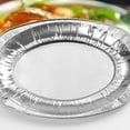 thumbnail image 4 of Baohd 10 Pcs Plateaux en Aluminium Recyclables et Réutilisables avec Couvercles pour Usage Polyvalent Convenant Argent Moyen 10, 4 of 6