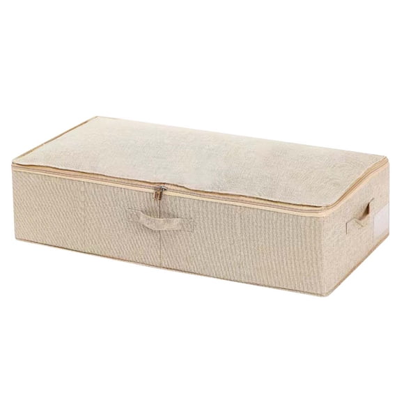 Folding Storage Container for Home Organization with Layered Stackable Design and Large Capacity