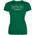 thumbnail image 1 of He He He Helium Laughing Gas Funny Periodic Table Juniors Soft T Shirt, 1 of 1