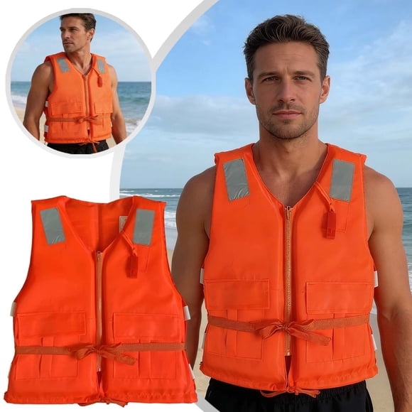 TIELUTT Lifesaving Life Jacket for Marine And Outdoor Use Unisex PFD with Adjustable Straps And Quick Release Buckles for Water Lite Saber Holder Women Life Vest Life Saving Device Life Vest Child Liv