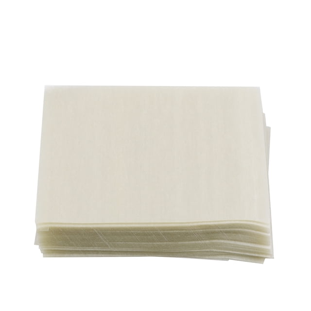 Nougat Paper,500 Sheets Transparent Edible Glutinous Rice Paper Candy Coated Wrapping Paper Taffy Caramel Nougat Chocolate Sugar Wrapper