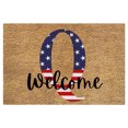 thumbnail image 2 of TopLLC Bathroom Rugs 4th Of July Door Mat Patriotic Doormat Entryway Rug Welcome Independence Day Doormat Stain And Fad Patriotic Decor Welcome Outdoor Mat A map, 2 of 2