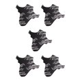 thumbnail image 3 of fastboy Bicycle Splasher Front Rear Tire Wheel Guard Mountain Bikes Bike Protecting Tool Floral Print Mudguard Accessories Claw 5Set, 3 of 6