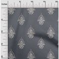 thumbnail image 1 of oneOone Viscose Chiffon Fabric Leaves|Floral & Paisley Block Decor Fabric Printed BTY 42 Inch Wide, 1 of 4