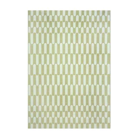 Tapis extérieur Rayures sauge 152,4 cm x 213,4 cm Beautiful par Drew Barrymore