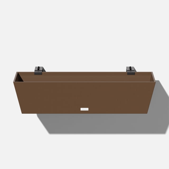Veradek Pure Series Railing 36" Planter Espresso