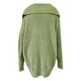 thumbnail image 5 of KIHOUT Womens Long Cardigans Long Sleeve Oversized Cable Knitted Open Front Chunky Hooded Outerwear Sweater Coat, 5 of 5
